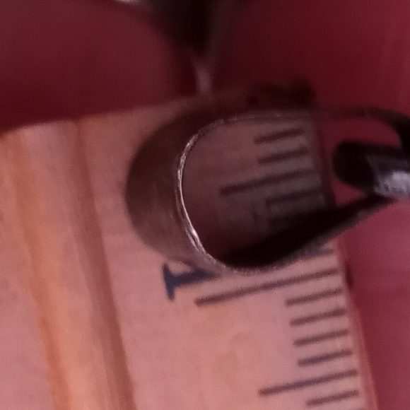 VERY VINTAGE Native American Natural Turquoise Sterling Silver w Feather PENDANT - Picture 12 of 16